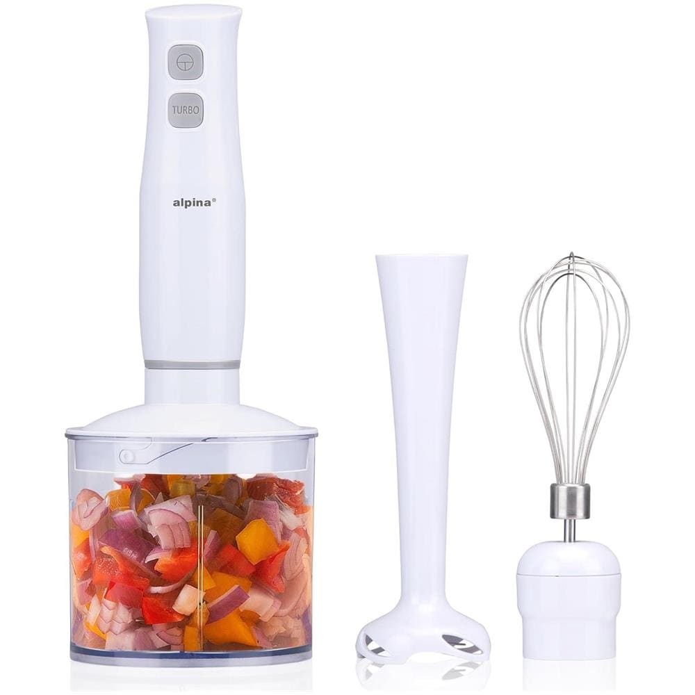 Frullatore a Immersione con Accessori Potenza 400W Colore Bianco - Foto 1