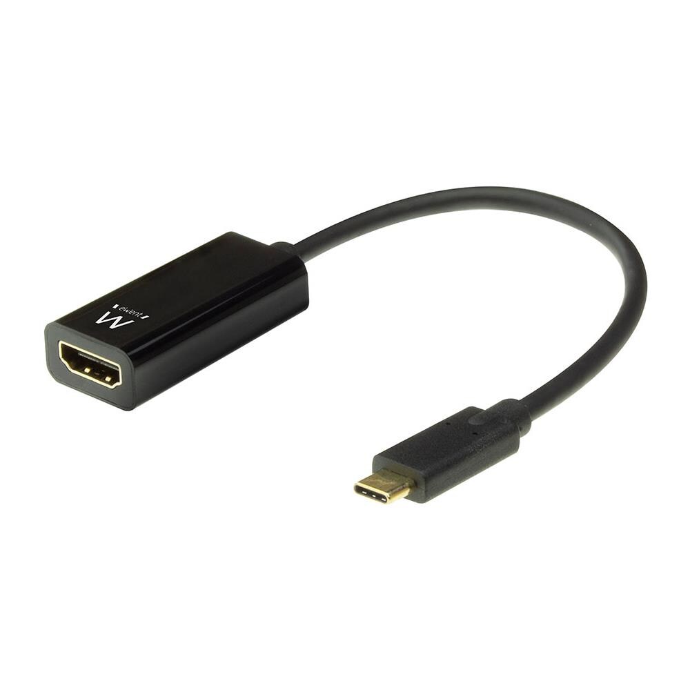 EW9823 cavo e adattatore video 0,15 m USB tipo-C HDMI tipo A (Standard) Nero - Foto 1