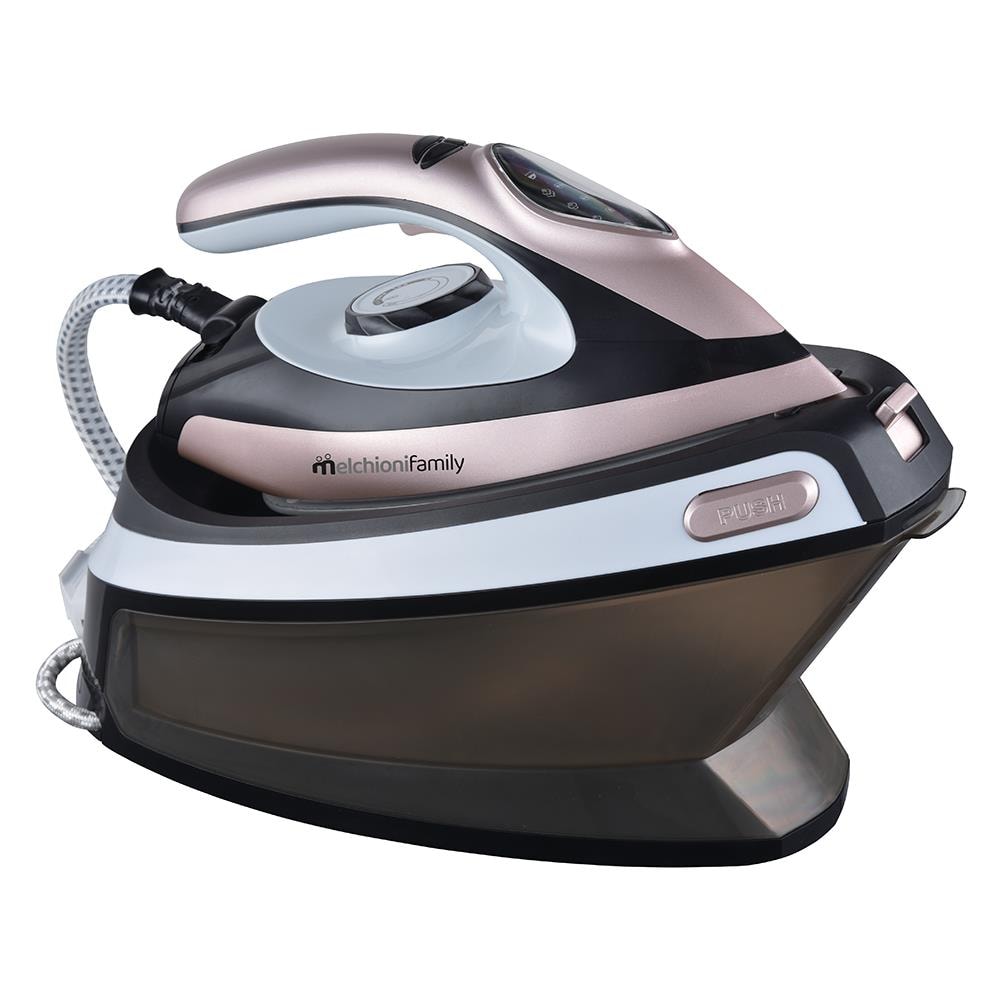 Infinity Ferro da Stiro con Caldaia Continua Potenza 2000 Watt Colore Nero Rosa - Foto 1