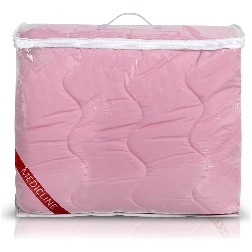 Piumino 160x200 cm Rosa Cuscino in Microfibra Antiallergico - Foto 4