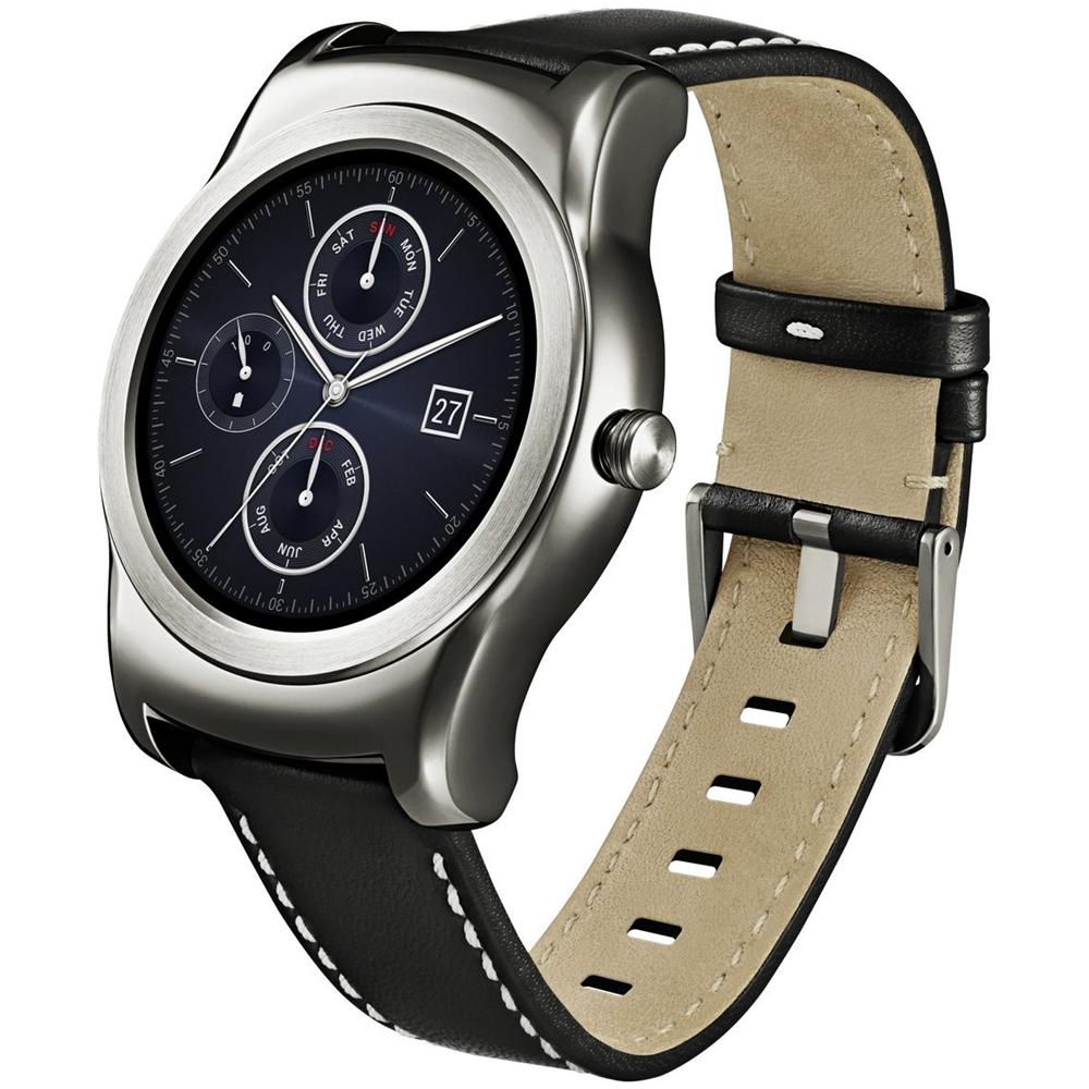 W150 Watch Urbane Silver Display P-Oled 1.3" Cassa in acciaio e cinturino in pelle, cardiofrequenzimetro - Android Wear - Foto 7