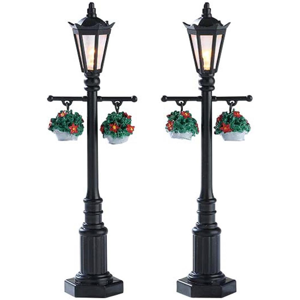 Vecchi Lampioni Inglesi - Old English Lamp Post Set Da 2 Cod 74231 - Foto 2