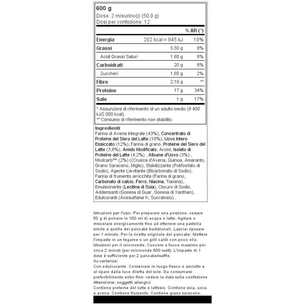 Protein Pancake Mix 600 G - - Benessere, Cucina Sana - Vaniglia - Foto 2