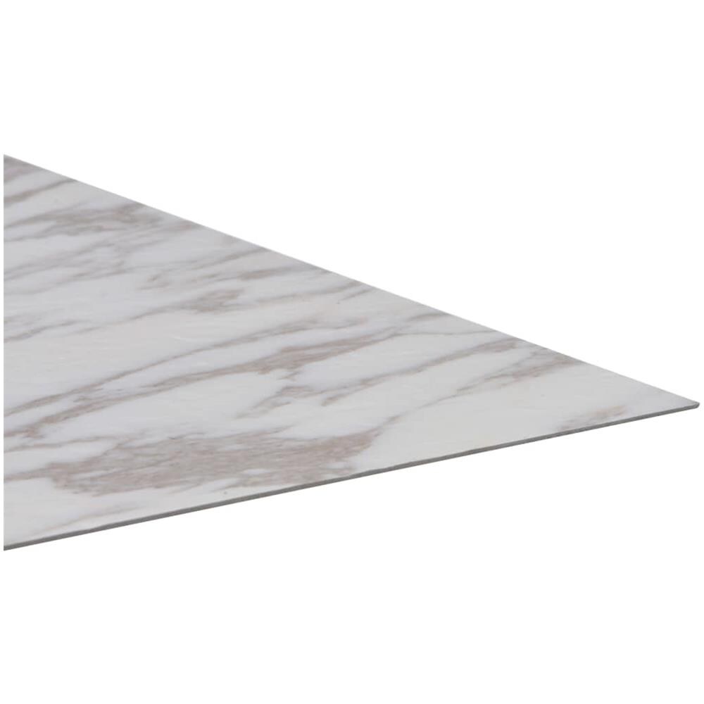 Listoni per Pavimenti Autoadesivi in PVC 5,11 m² Marmo Bianco - Foto 6