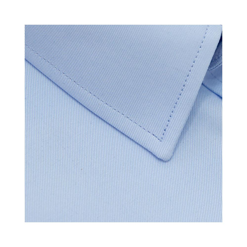 Camicia Uomo Cotone Slim Fit Celeste Tg 42 - Foto 2