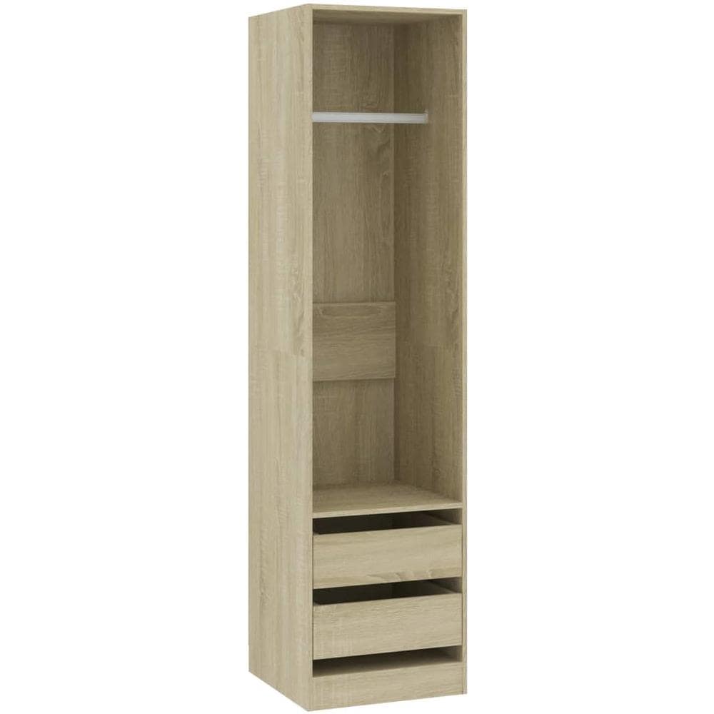 Armadio Cassetti Rovere Sonoma 50x50x200 cm Legno Multistrato - Foto 2