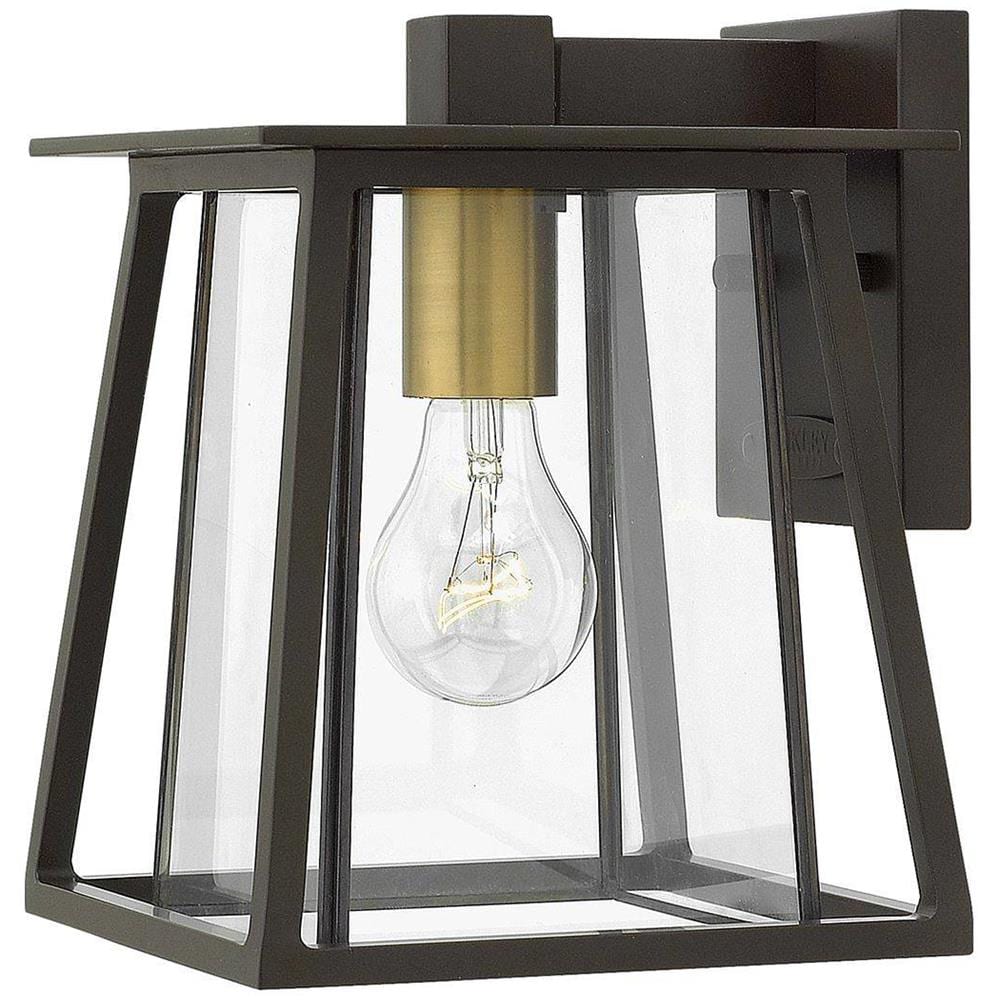 Lanterna Da Parete Per Esterno Piccola 1 Luce Bronzo Ip44, E27 - Foto 1
