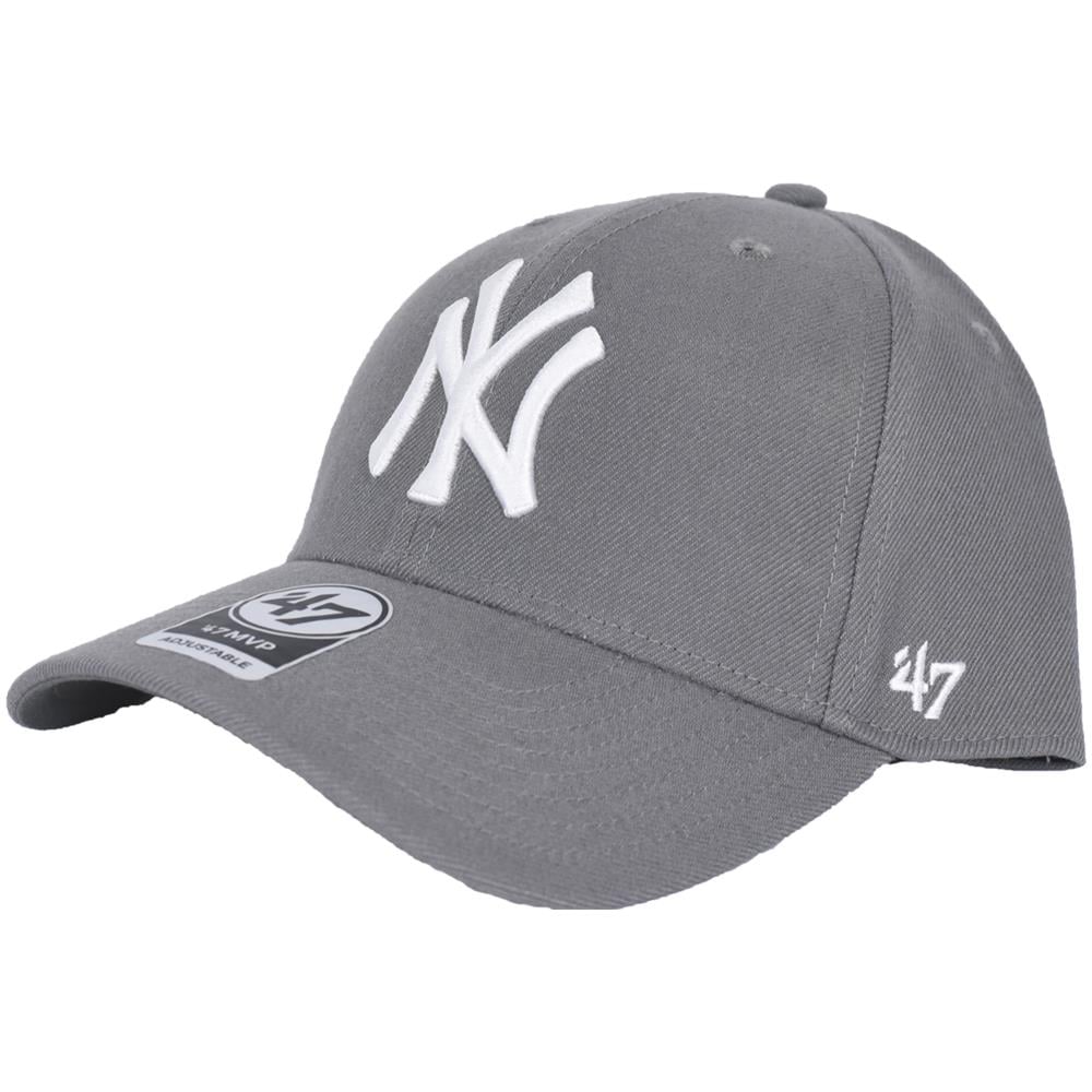 New York Yankees Mvp Cap, Unisex, Grigio, Tappi - Foto 1