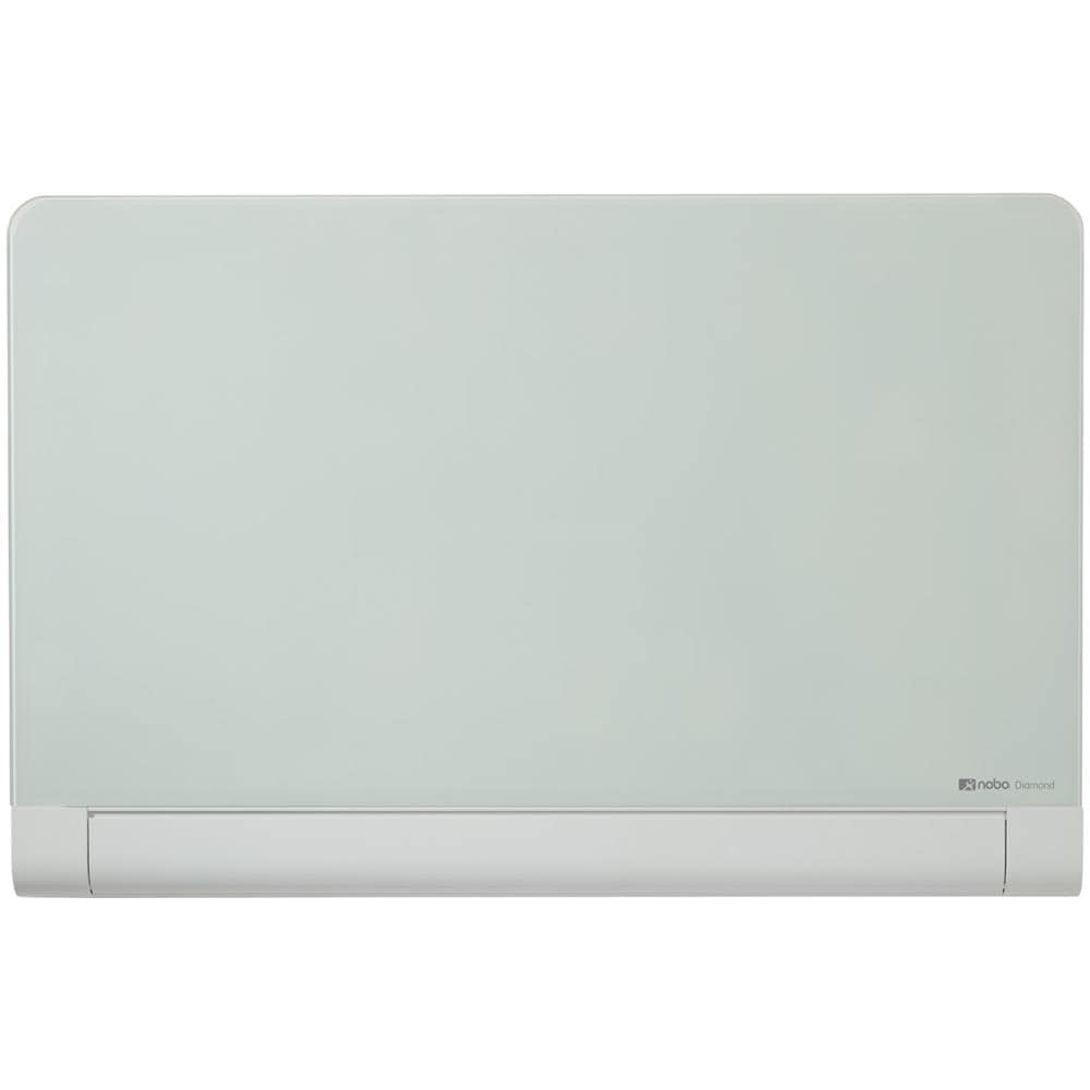 Nobo Lavagna magnetica bianca in vetro Diamond con angoli arrotondati 1883x1059 - Foto 1