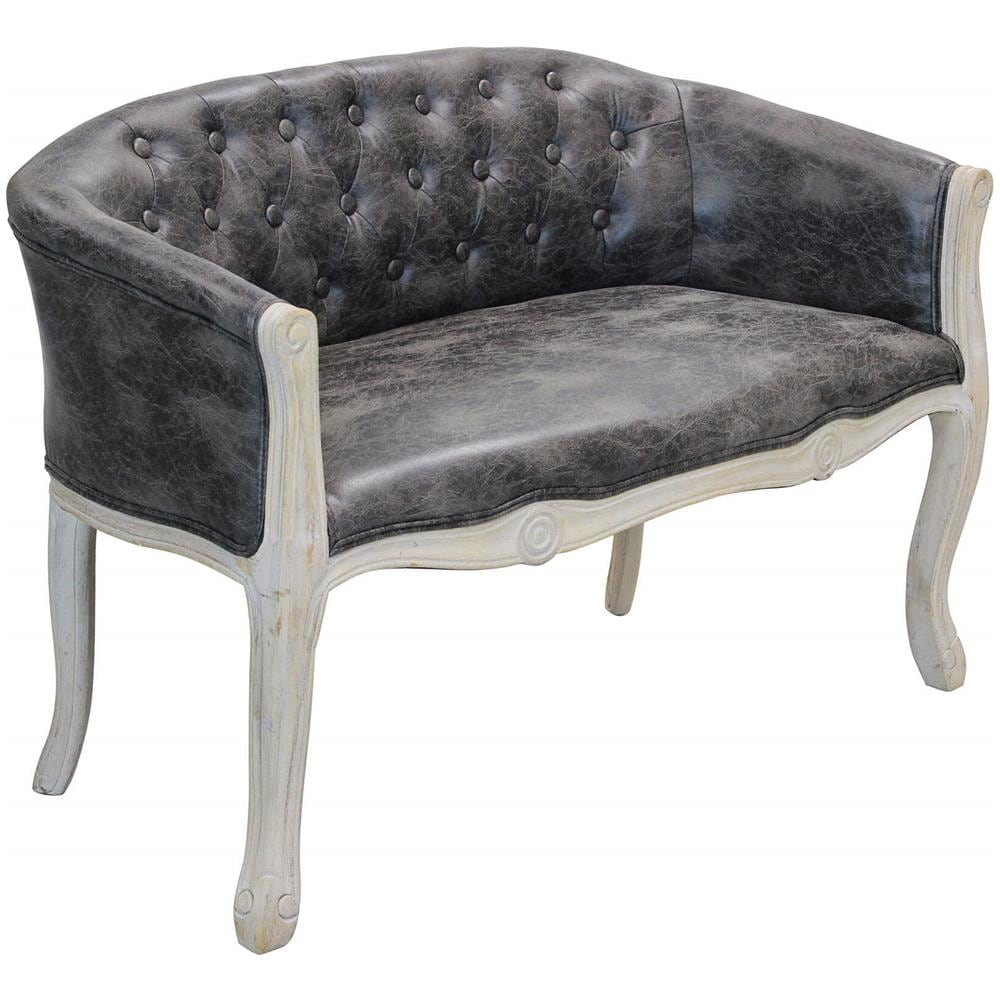 Krustu - Divano Vintage In Ecopelle - Foto 1