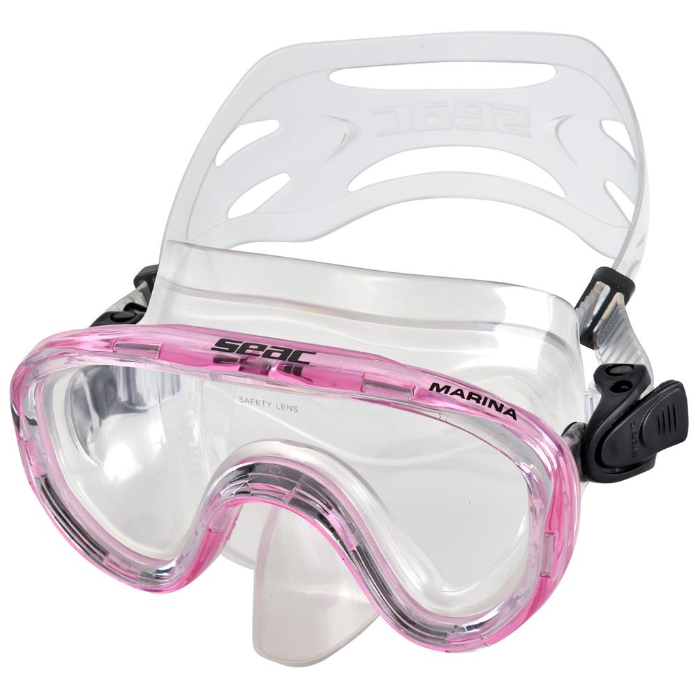 Maschera Marina Slt Trasparente Trasparente / rosa - Foto 1