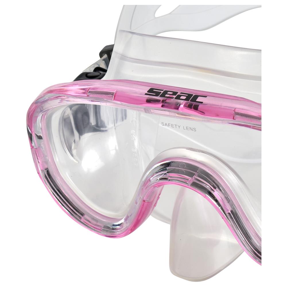Maschera Marina Slt Trasparente Trasparente / rosa - Foto 3