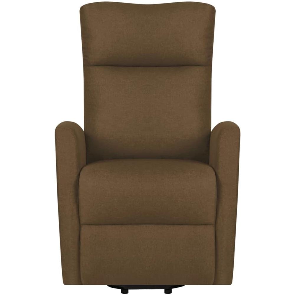 Poltrona Alzapersona Marrone Scuro in Tessuto - Foto 3