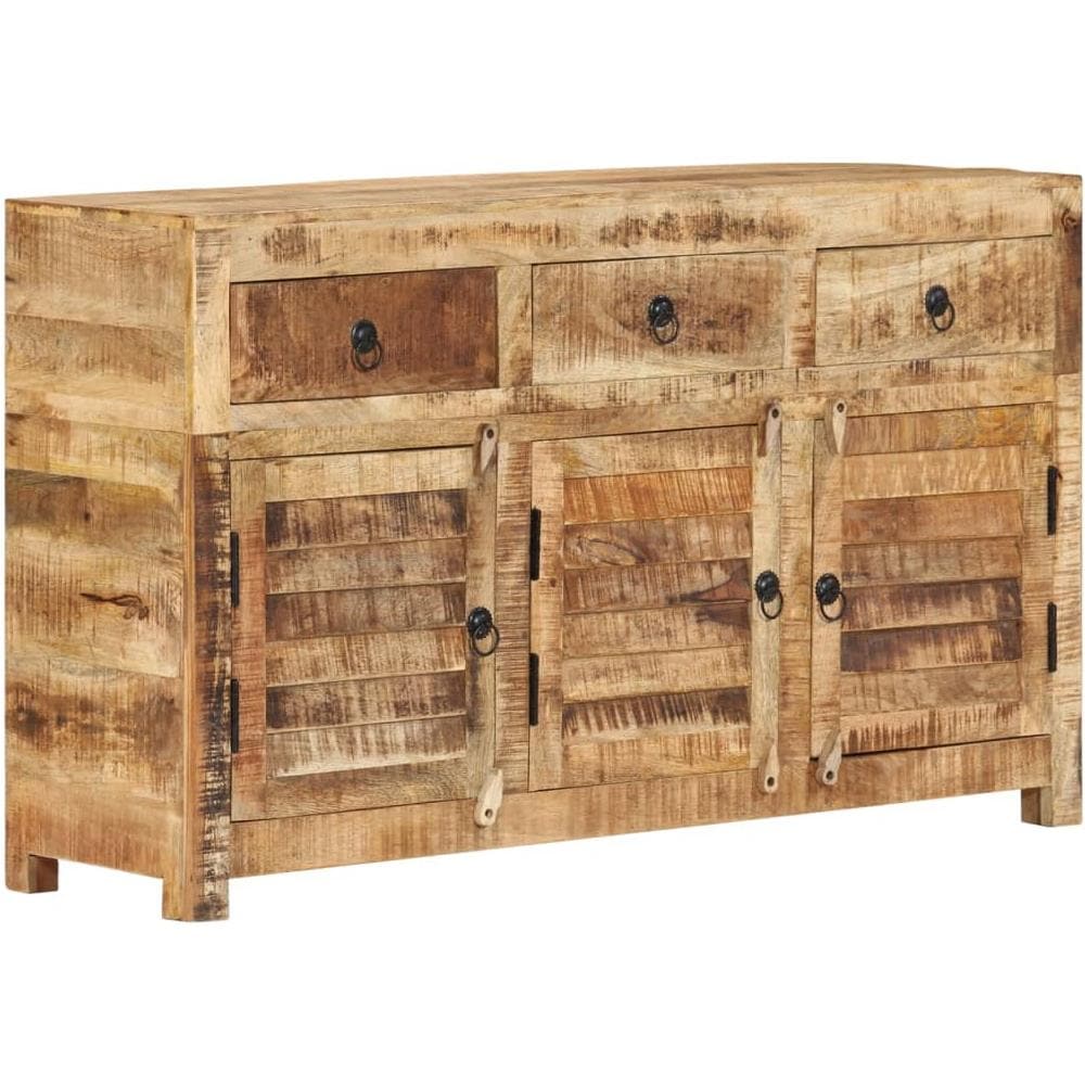 Credenza 110x30x65 cm in Legno Massello di Mango - Foto 1