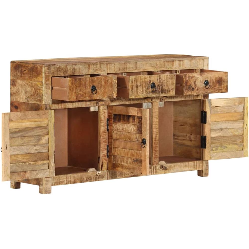 Credenza 110x30x65 cm in Legno Massello di Mango - Foto 2