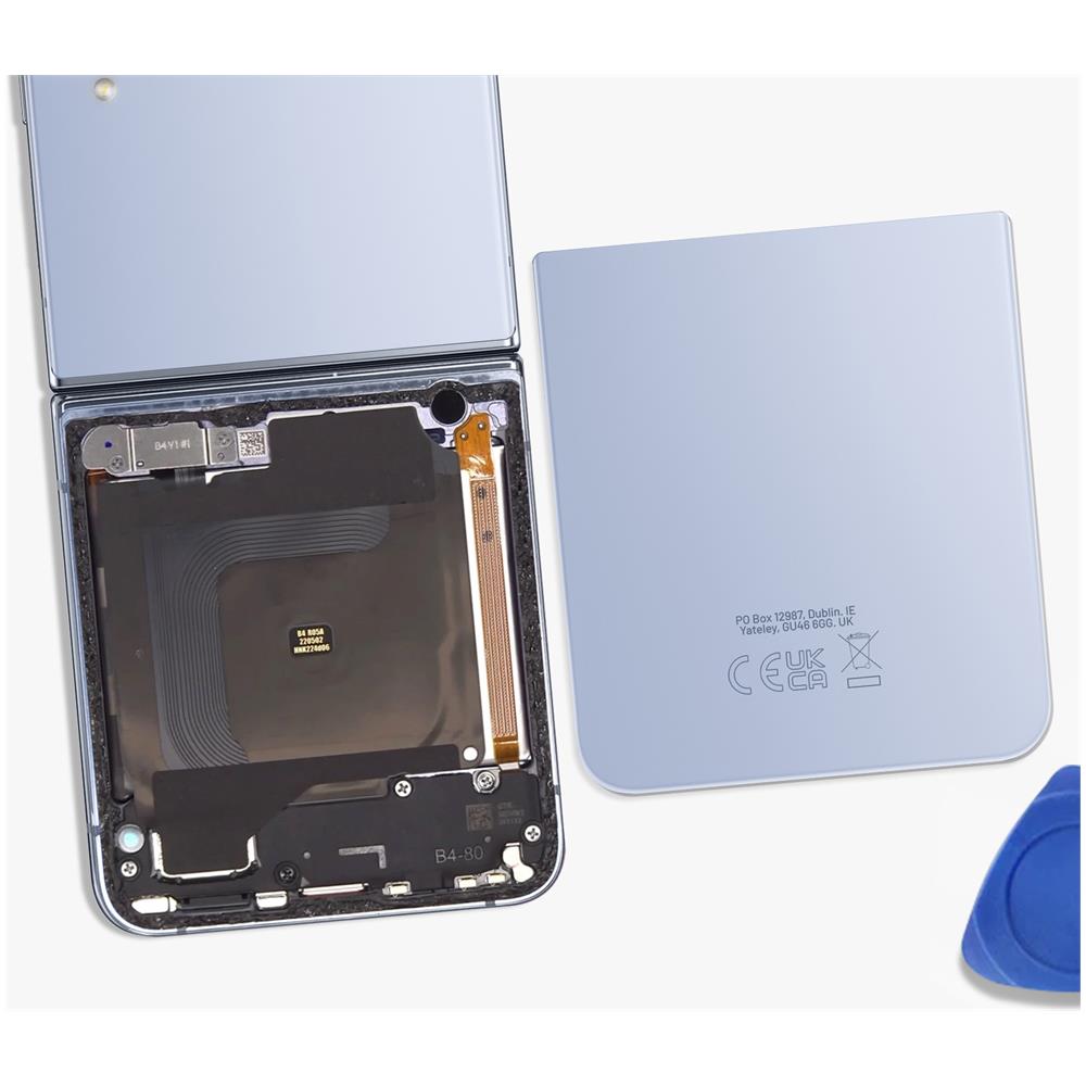Copribatteria Inferiore Originale Galaxy Z Flip4, Blue - Foto 2
