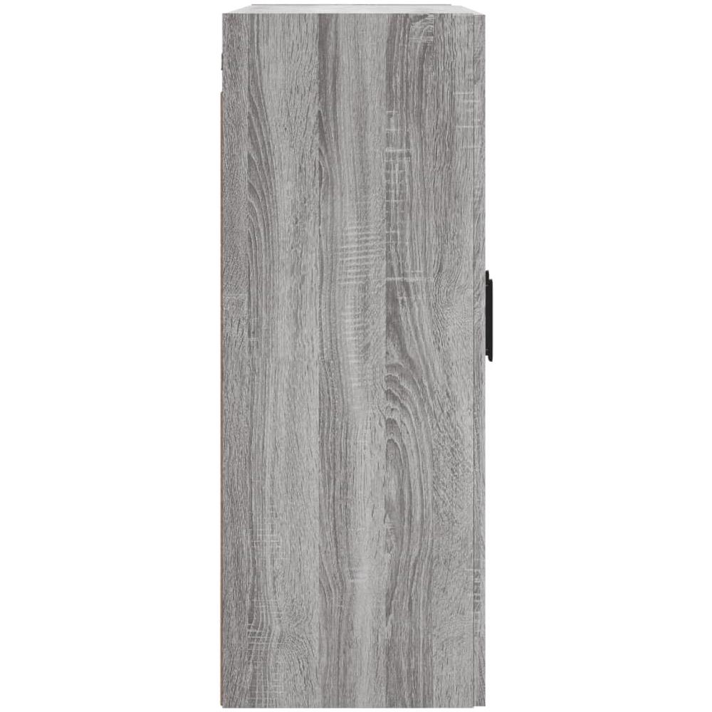 Armadietti A Parete 2 Pz Grigio Sonoma In Legno Multistrato - Foto 2