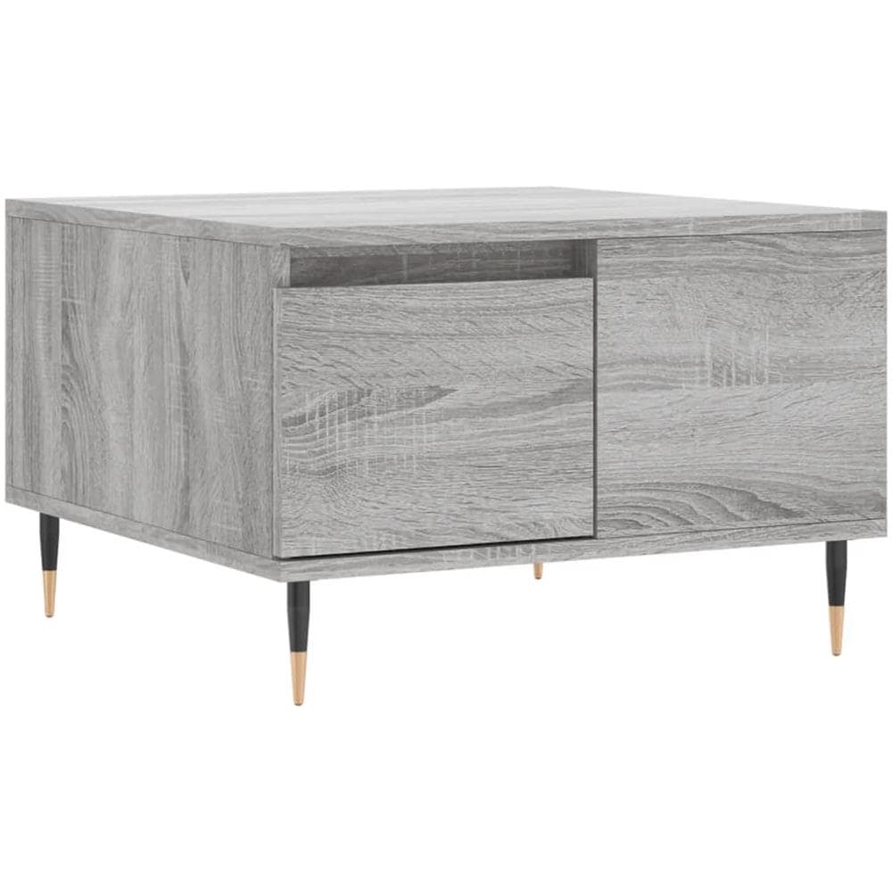Tavolino Salotto Grigio Sonoma 55x55x36,5 Cm Legno Multistrato - Foto 2