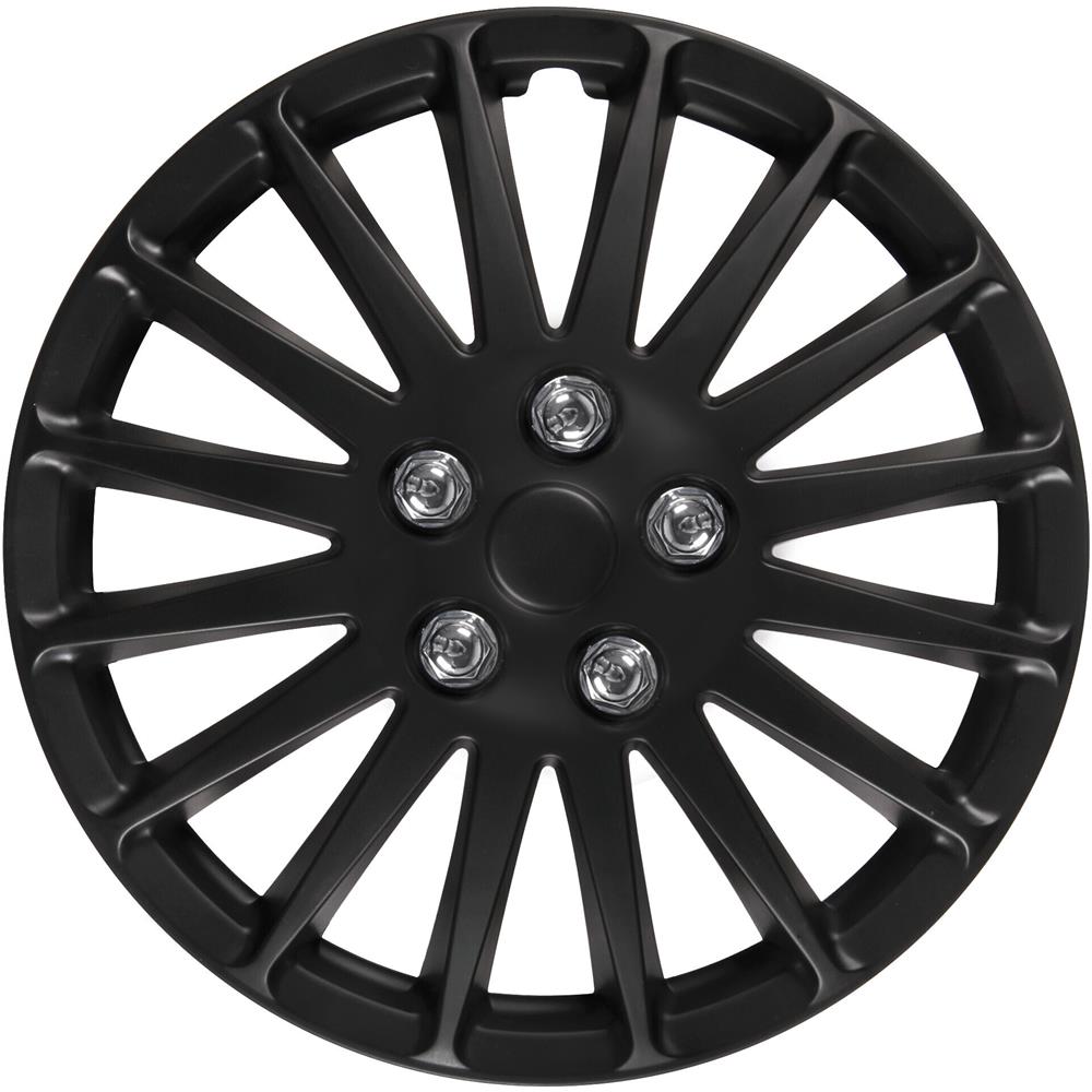 C-071, X-treme - Set 4 Copricerchi - ? 17"" - Nero Opaco - Foto 1