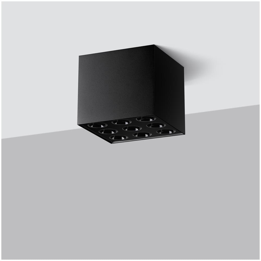 Lampada Da Soffitto Ozzy Nero Led Sl. 1211 - Minimalista Lampade Da Soffitto Nero 8.3x9.5x9.5 Cm - Foto 2