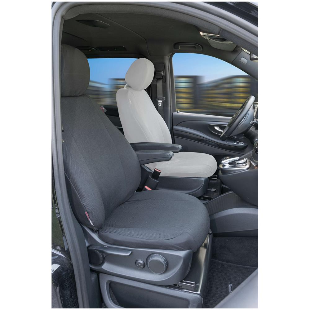 Transporter Coprisedili In Tessuto Per Mercedes Classe V 447, Sedile Singolo Bracciolo Passeggero - Foto 1