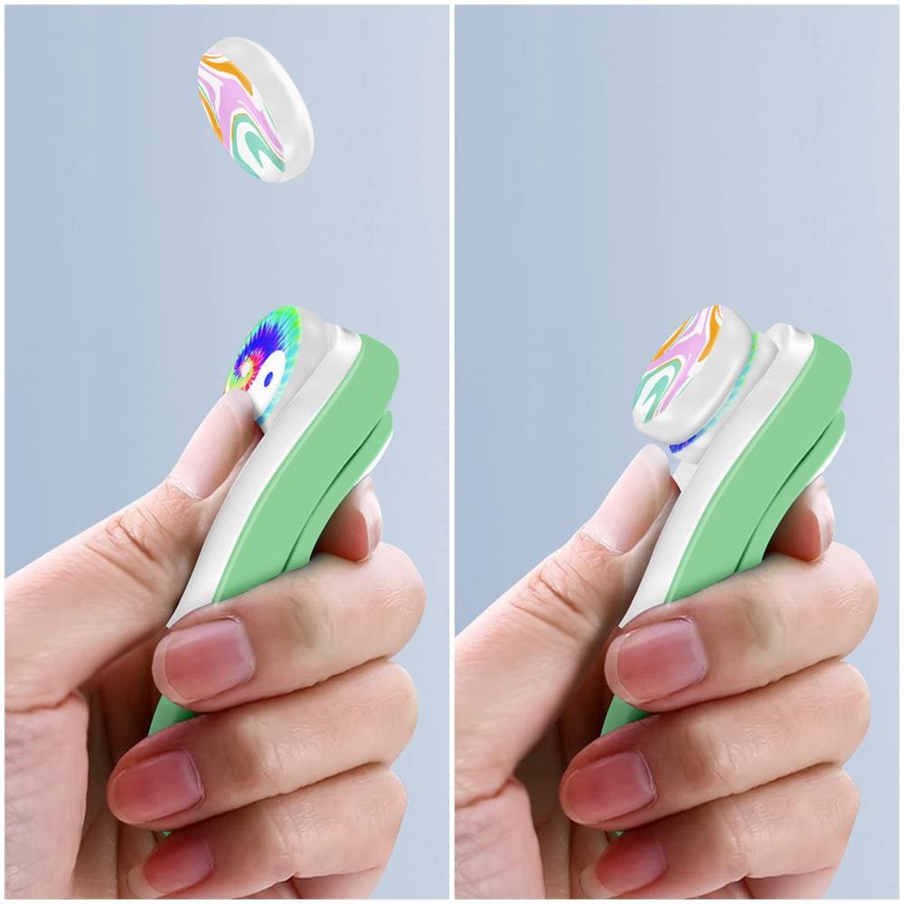 Poppuck Starter Pack Pastel Peace Con Base E Aggancio, Verde - Foto 2