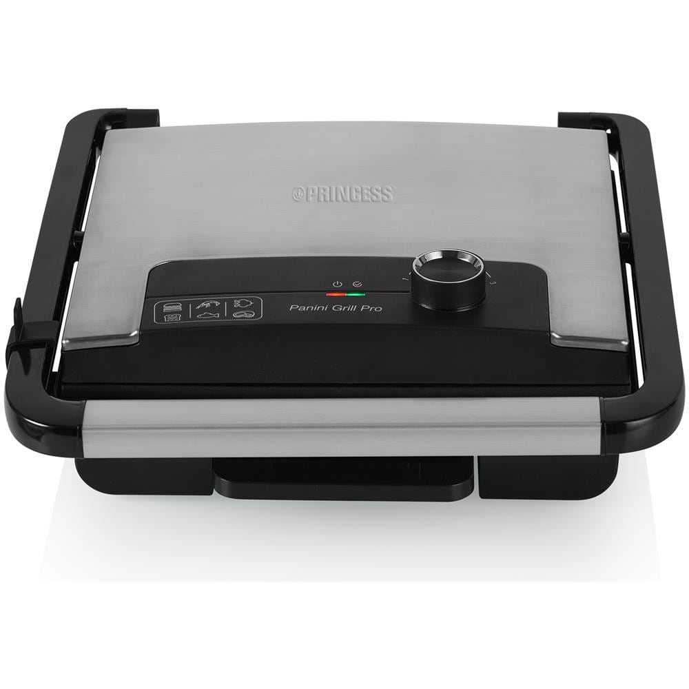 Griglia Elettrica per Panini Pro 112425 Potenza 2000W Colore Nero / Acciaio inossidabile - Foto 2