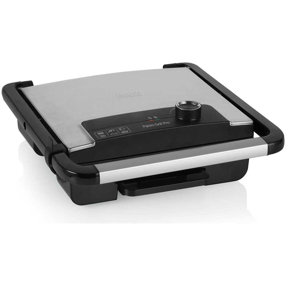 Griglia Elettrica per Panini Pro 112425 Potenza 2000W Colore Nero / Acciaio inossidabile - Foto 1