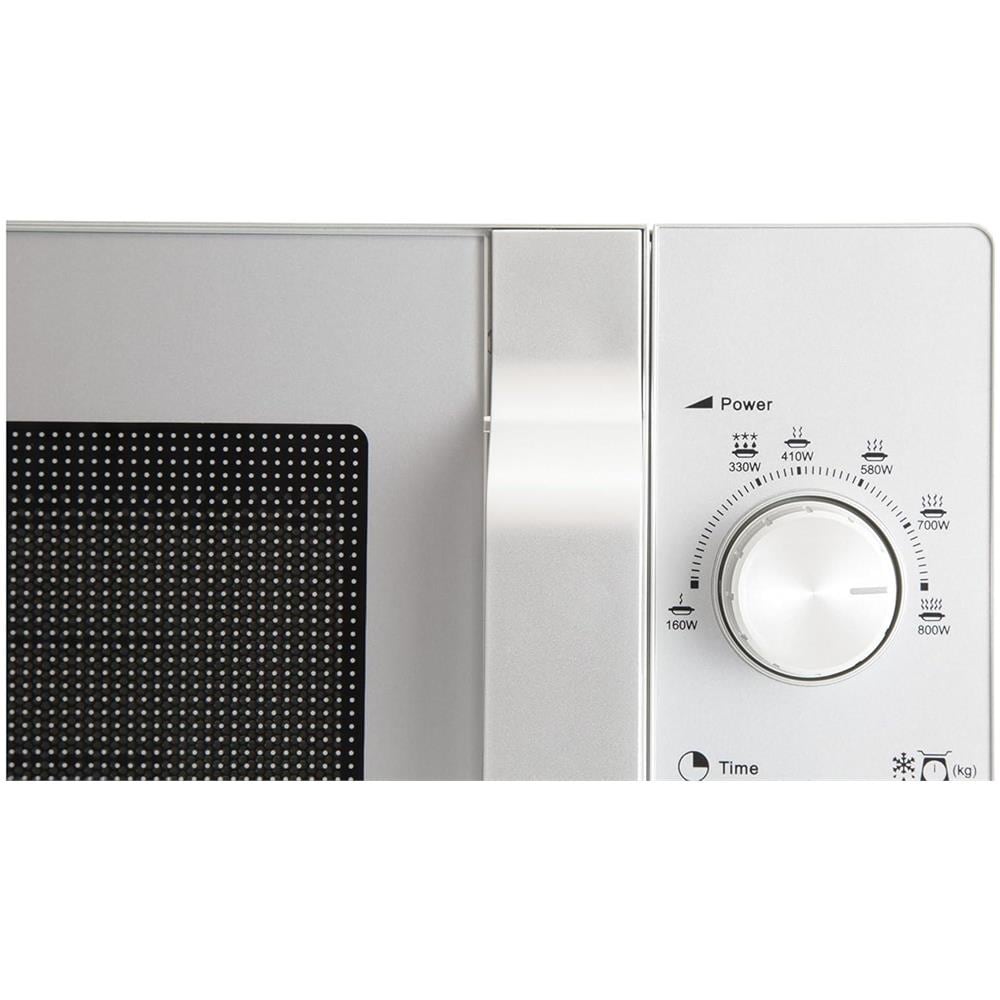 R204S Forno Microonde con Capacità 20 Litri Potenza 800 Watt Colore Argento - Foto 2