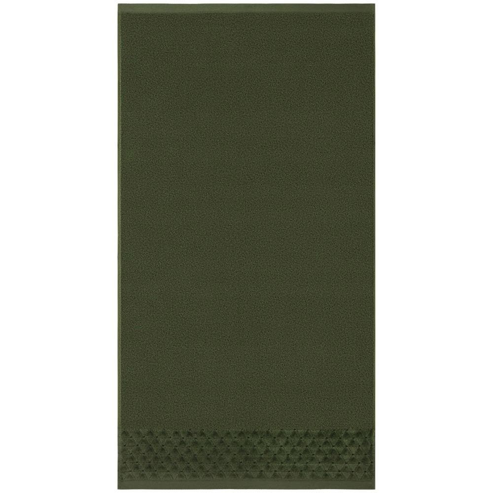 Asciugamano Oscar - 50x100 cm - Verde - Cotone egiziano - Antibatterico - Ultra morbido - Foto 1
