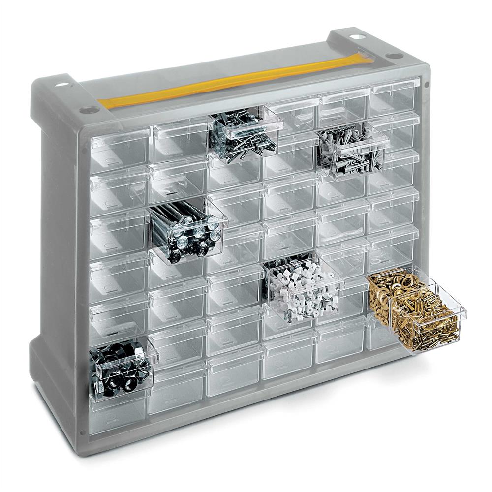 Cassettiera Bricolage Poker 42 grigio sky L40,5 x P15 x H32,5 - Foto 2