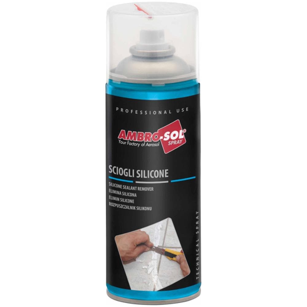 Sciogli Silicone Rimuove Residui Collosi Colla Solvente Bomboletta Spray - Foto 2