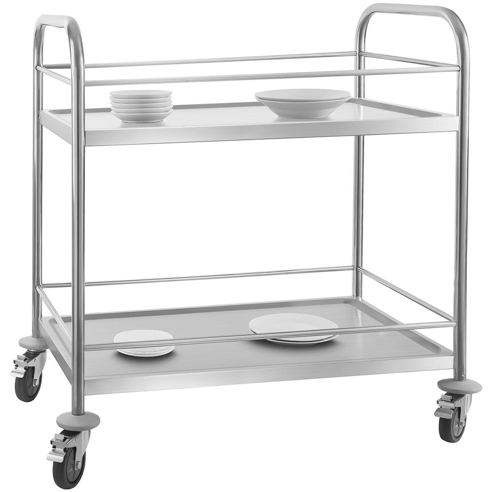 Carrello Inox - 2 Mensole - 50 Kg - Foto 2