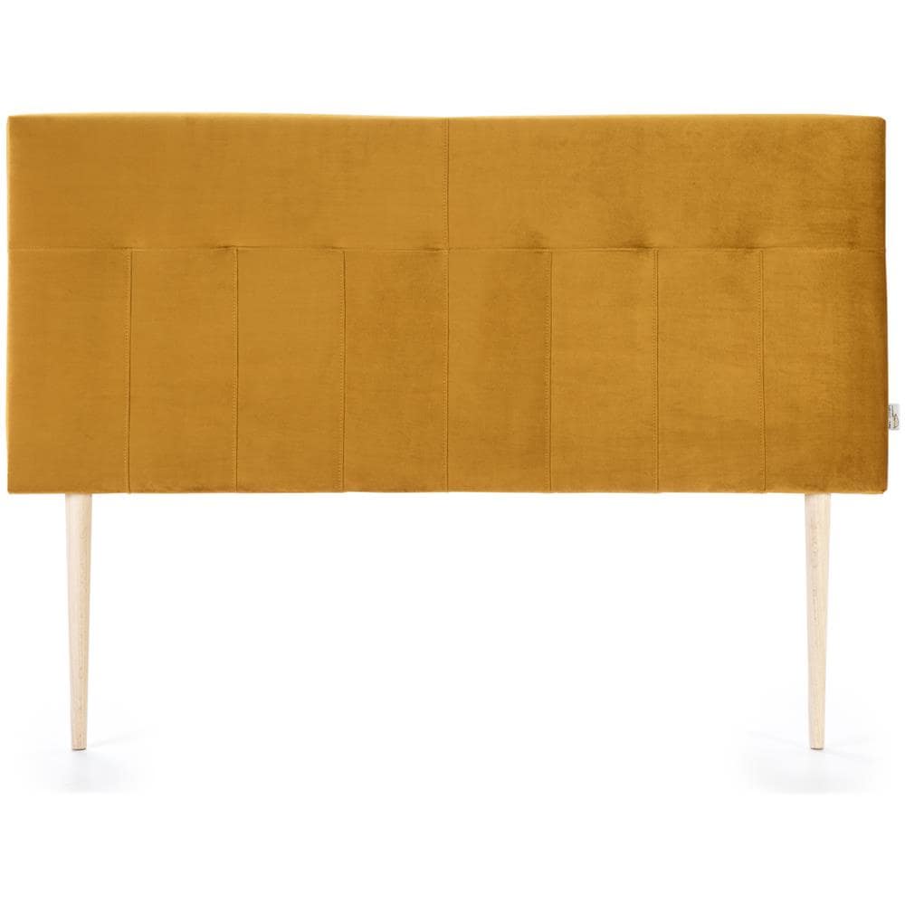 Testiera Rivestita Napoles 140x100 Senape - Foto 1