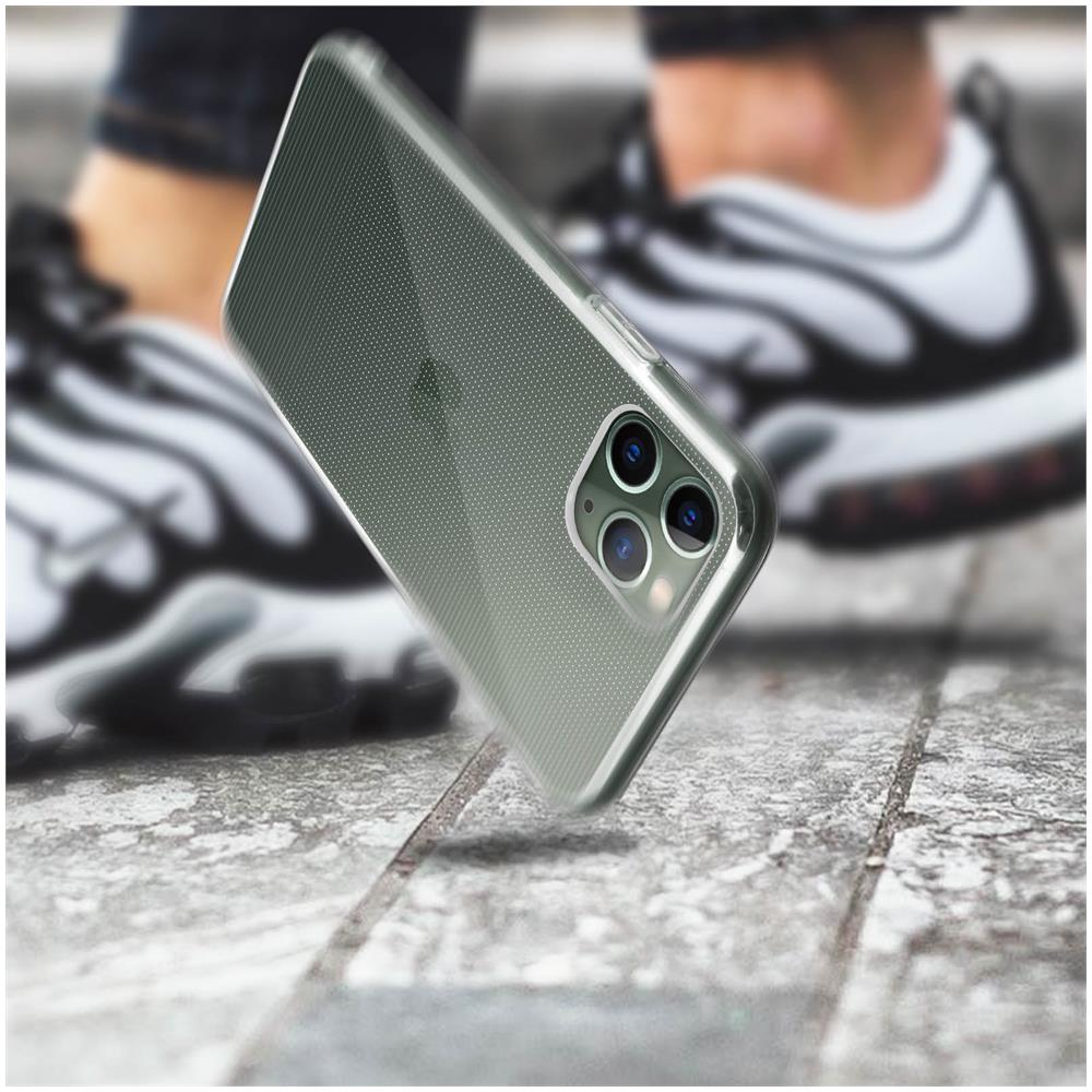 Cover Apple Iphone 11 Pro Protezione Silicone Morbido Antishock Trasparente - Foto 2