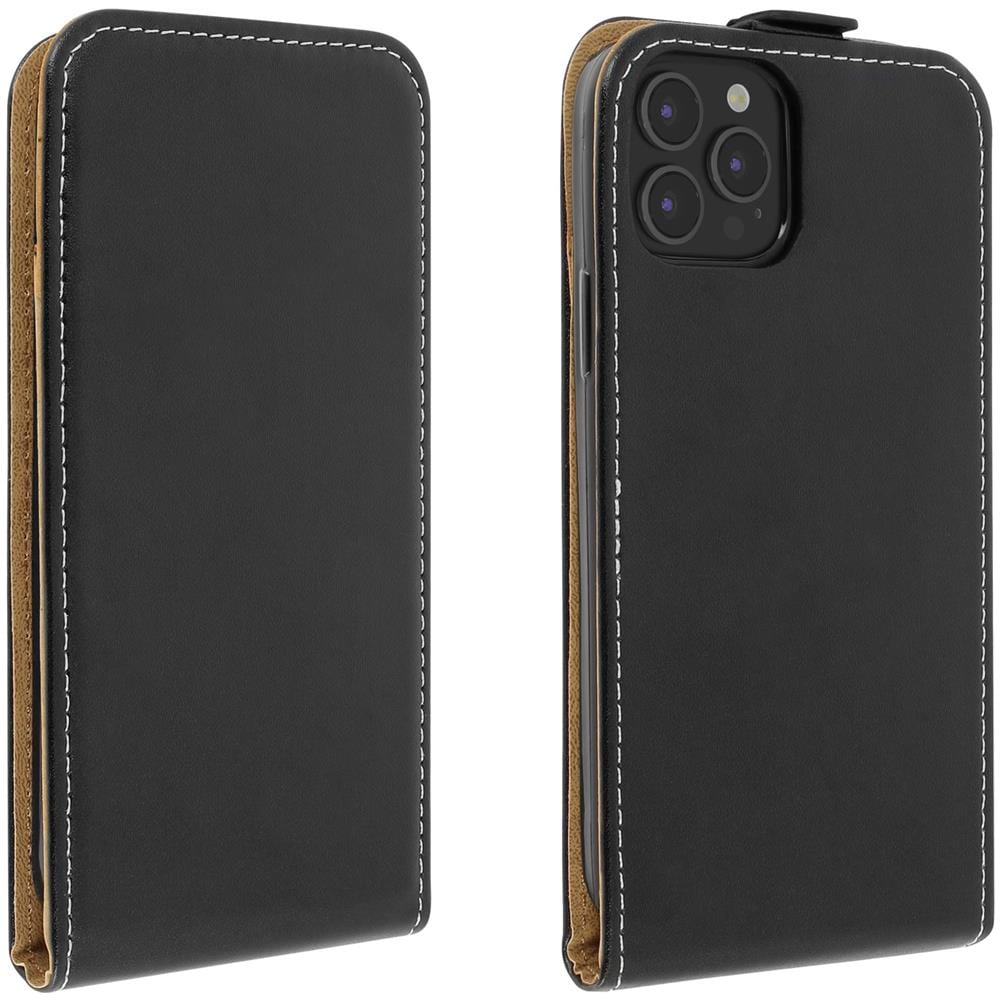 Custodia Iphone 12 Pro Max Protezione Sportellino Verticale Nero - Foto 1