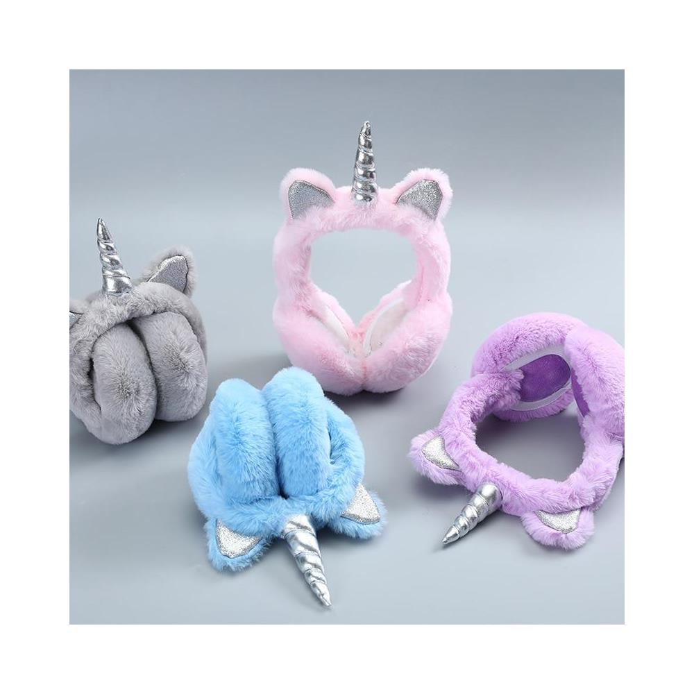 SLOWMOOSE - Cuffie Calde Per Unicorno Per Ragazze, Paraorecchie In  Pelliccia Invernale Per Donna, Copri-orecchie [ grigio] - ePRICE