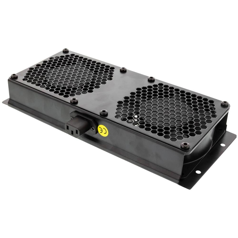 Pacchetto Ventilatore Modulare Per Armadi Da Pavimento, 1 Parte Con 2 Ventole, Nero - Foto 2
