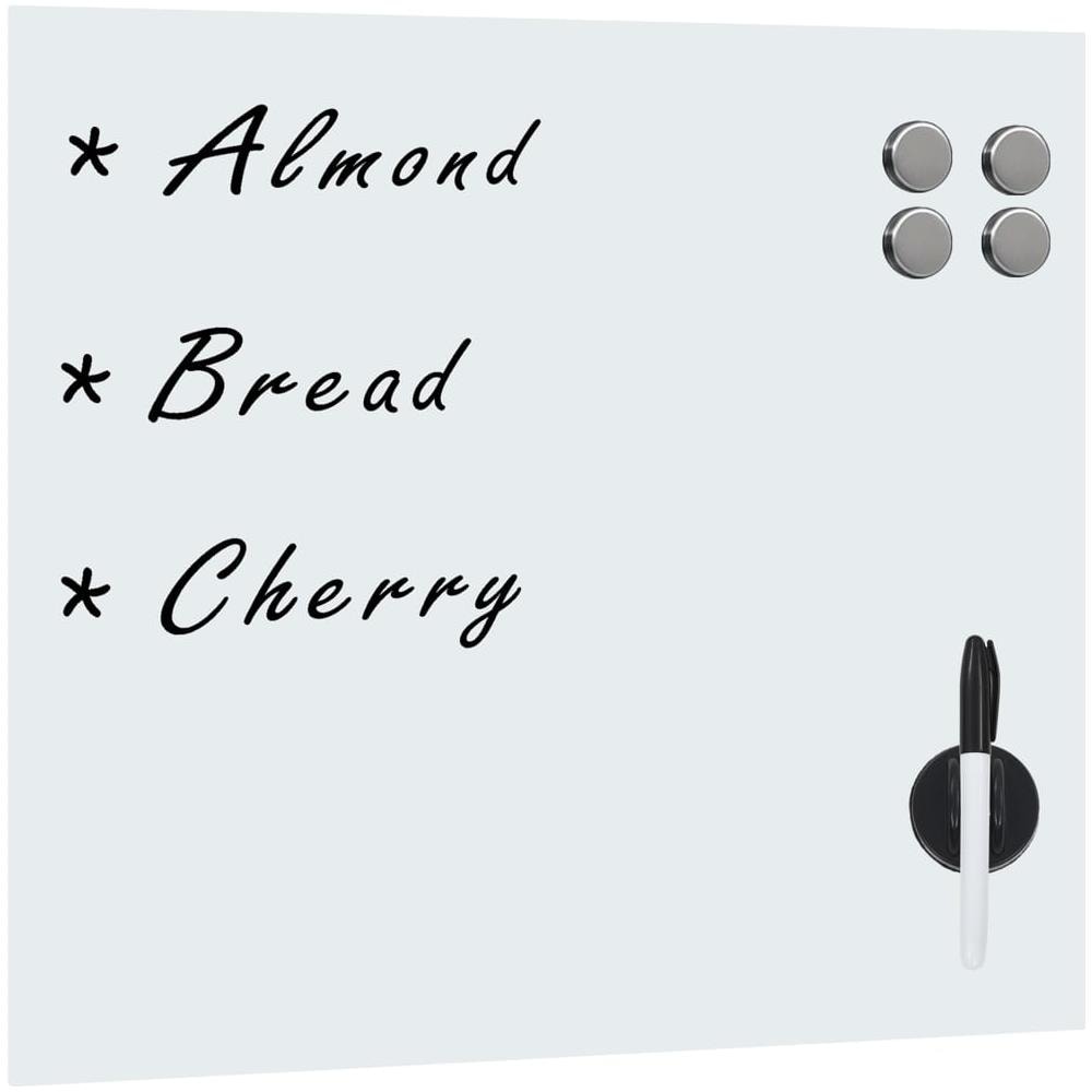 Lavagna Magnetica a Parete in Vetro 40x40 cm - Foto 1