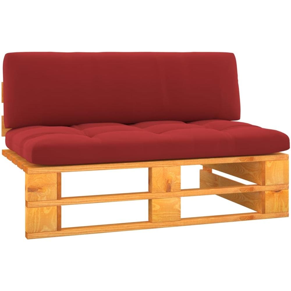 Divano Centrale Giardino a Pallet Marrone Miele Pino Impregnato - Foto 1