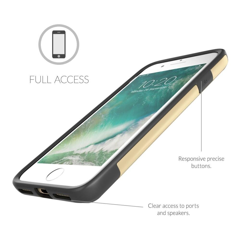 B01KA2KEEE 4.7" Cover Nero, Oro custodia per cellulare - Foto 6