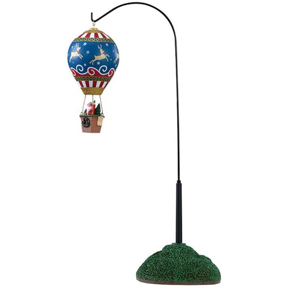 Mongolfiera Babbo Natale Lemax Decorazione Natale Multicolore - Foto 1