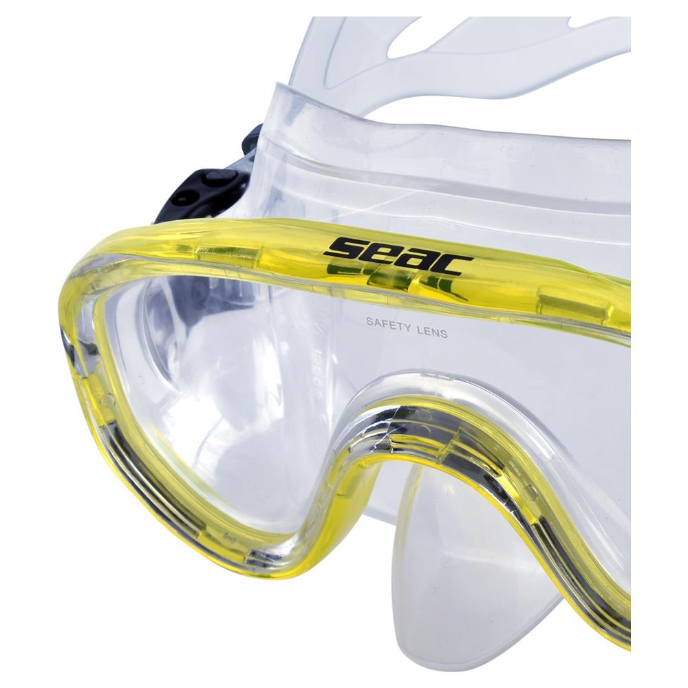 Maschera Marina Slt Trasparente Trasparente / giallo - Foto 3
