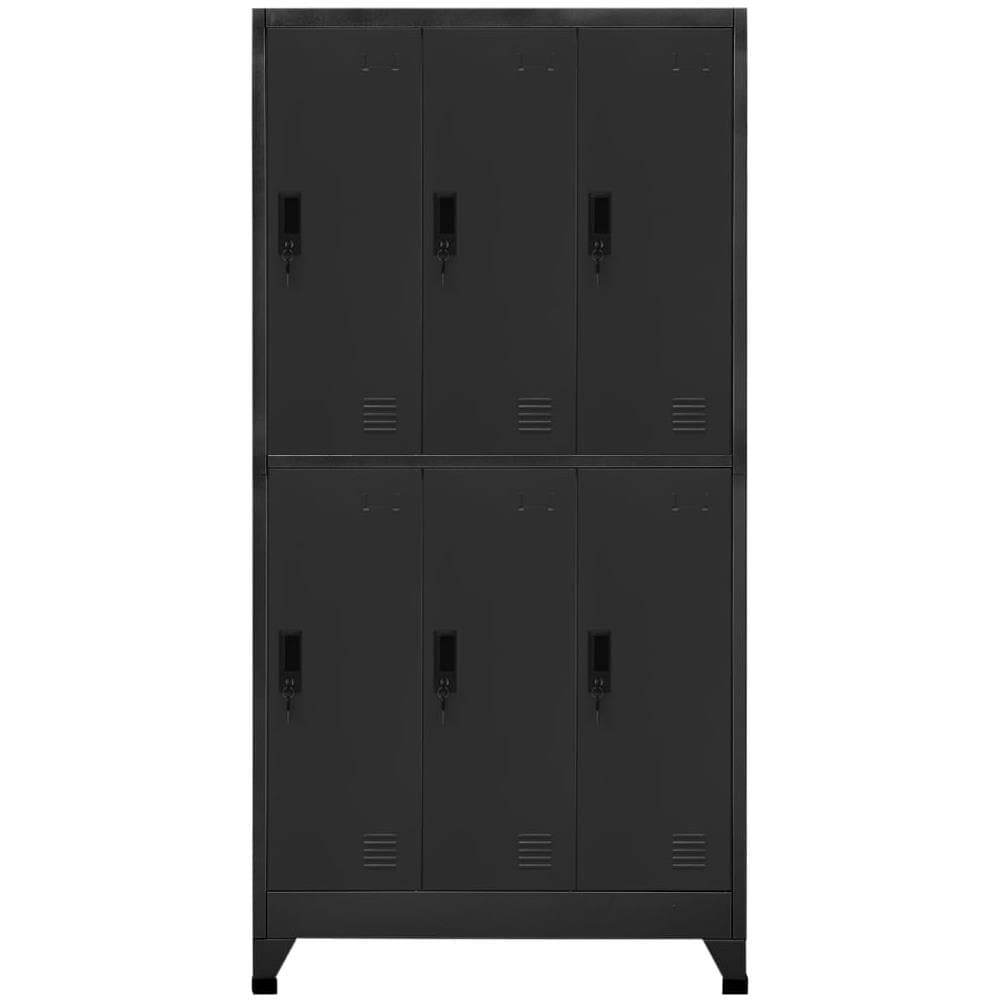 Armadietto con Serratura Antracite 90x45x180 cm in Acciaio - Foto 2