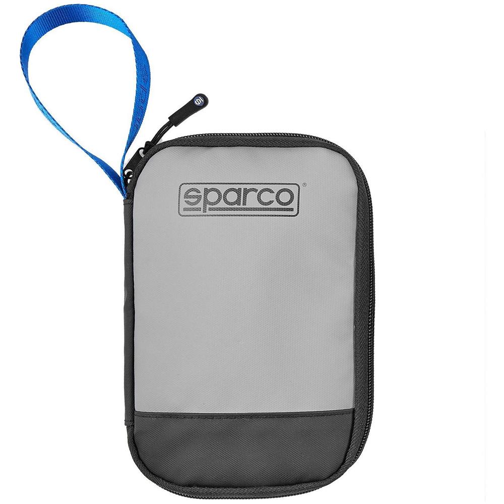 Sporganizerm Sparco Organizer Tortoisecon 6 Tasche Interne Con Elastici +1 Ampia Tasca Con Zip Grigio - Foto 2