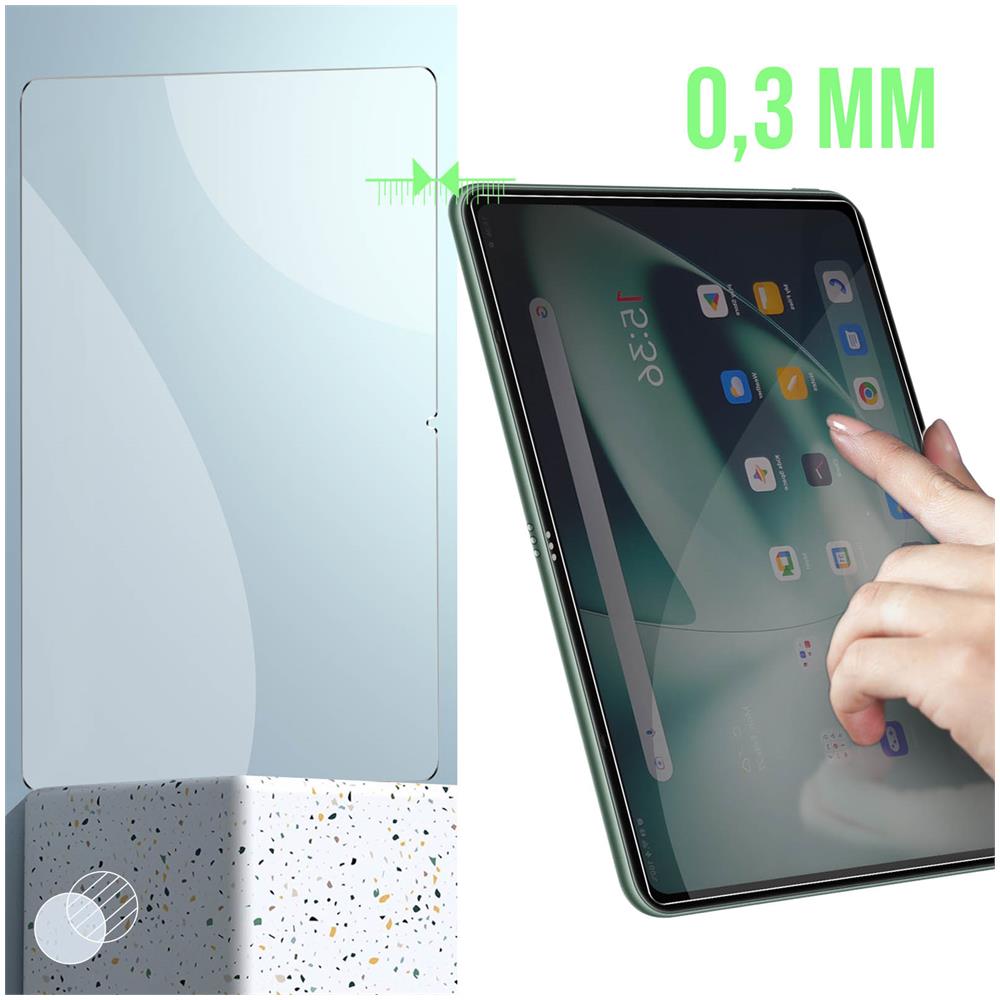 Vetro Temperato 9h Per Oneplus Pad Anti-graffi Anti-macchie Trasparente - Foto 5