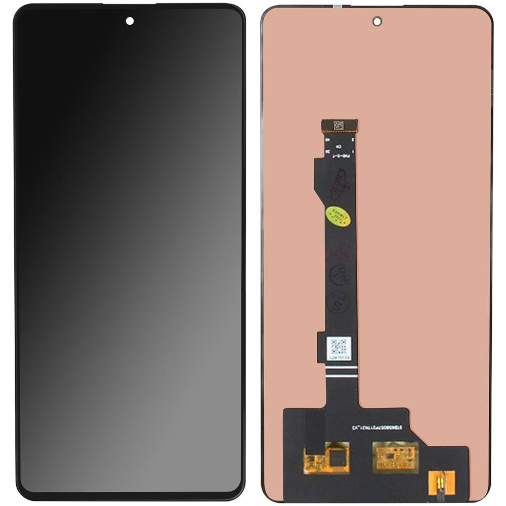 Blocco Completo Per Redmi Note 12 Pro E 12 Pro 5g Schermo Lcd Vetro Touch Nero - Foto 4