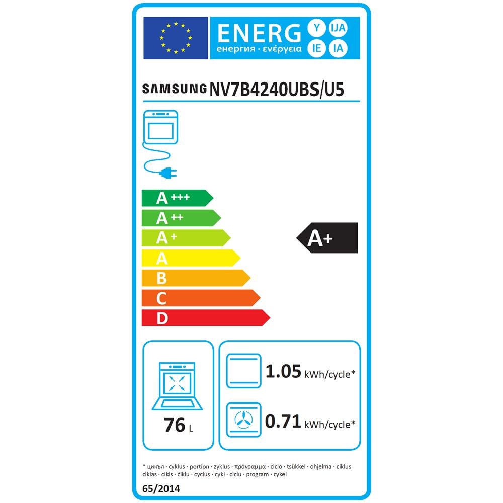 Forno Elettrico da Incasso Serie 4 NV7B4240UBS /U5 Capacità 76 L Multifunzione Ventilato Pulizia a Vapore Potenza 2950 W Colore Acciaio Inossidabile - Foto 3