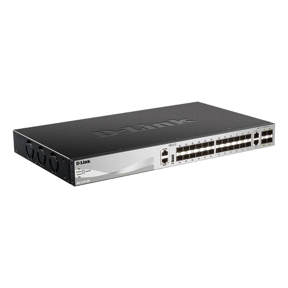 DGS-3130-30S /E switch di rete Gestito L3 10G Ethernet (100/1000/10000) Grigio - Foto 2