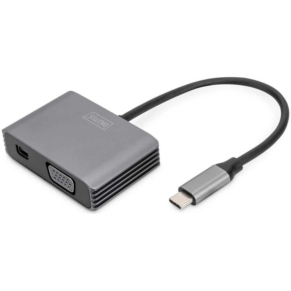 Adattatore grafico USB Type-C™ 4K 2in1 Mini DisplayPort + VGA - Foto 1